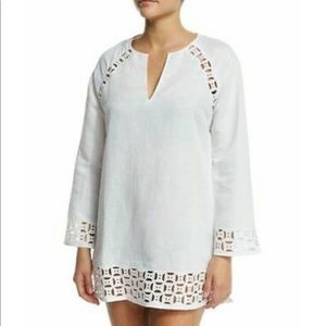 NWT Tory Burch linen embroidered tunic